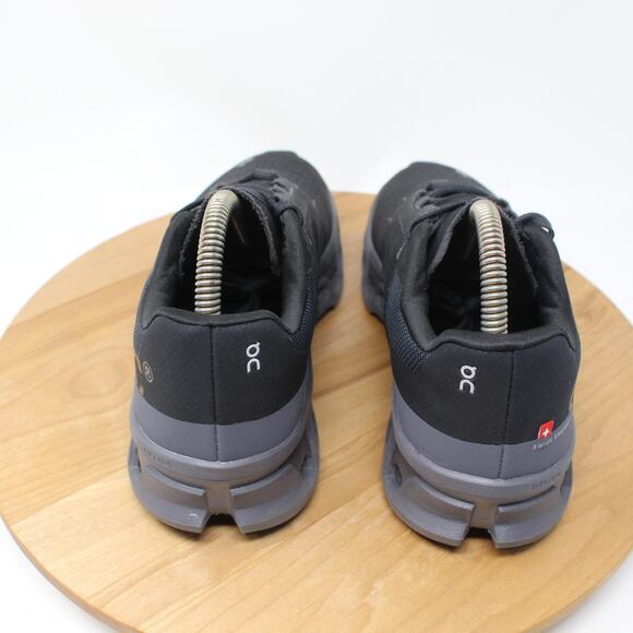 On Cloud Shoes Womens 8.5 Cloudmonster Running Sneakers Black Athleisure Gym - Picture 5 of 10